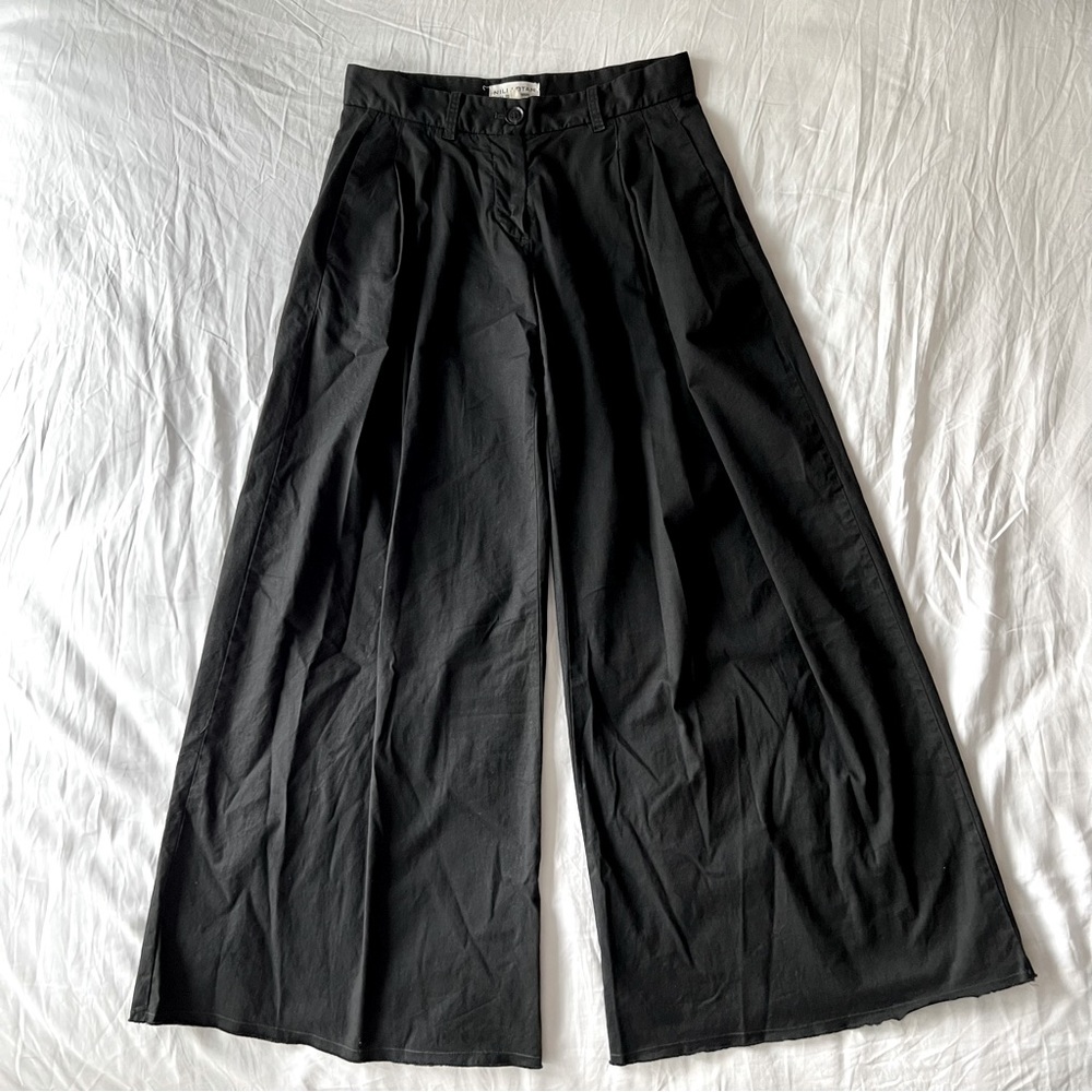 Nili Lotan Black Wide-Leg Pants